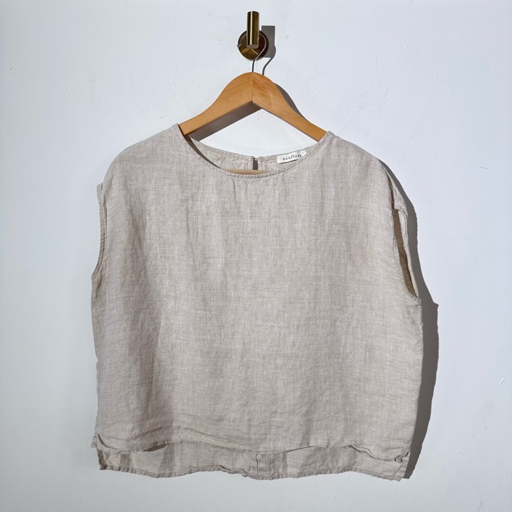 Neuflora Linen Boxy Tank S - Picture 3 of 7